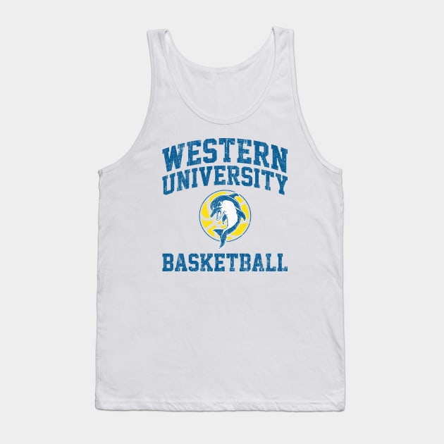 Western University Basketball - Blue Chips (Variant) Tank Top by huckblade